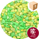 Fish Tank Gravel - Fluorescent CitrusSpring Yellow / Green